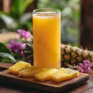 新鲜菠萝汁